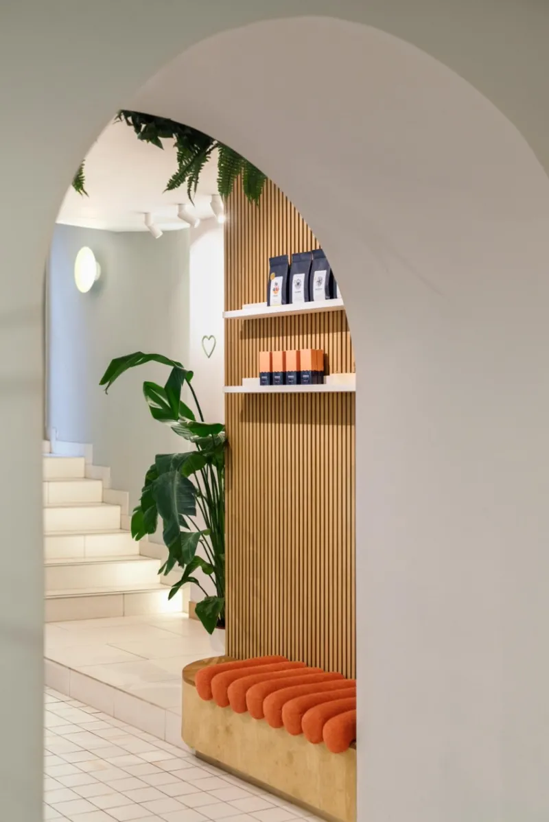 Ohana coffee budapest belsőépítészet